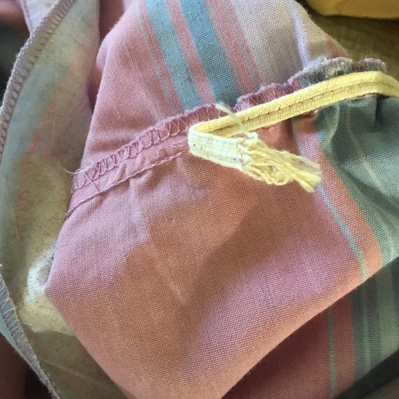 Vintage 70’s 80’s Oops California Pastel Striped Lightweight Jumpsuit - Picture 10 of 12